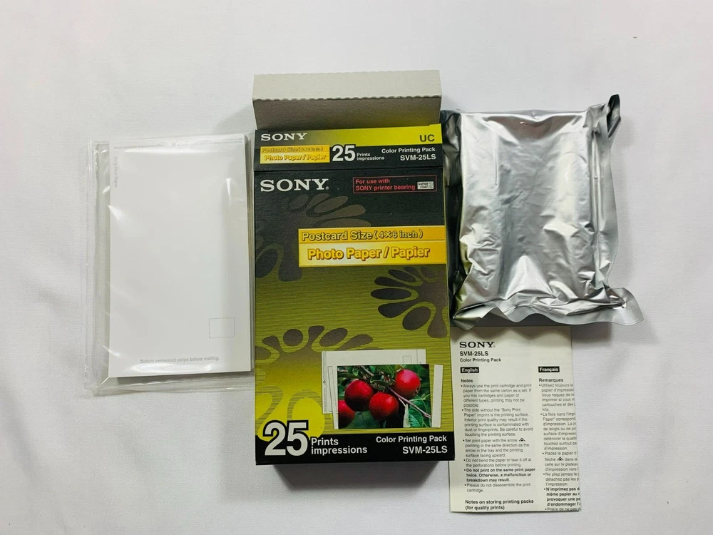 Sony DPP-SV55 Digital Photo Printer with Original Box, Extra Cartridges & Paper Sony DPP-SV55 Digital Photo Printer with Original Box, Extra Cartridges & Paper