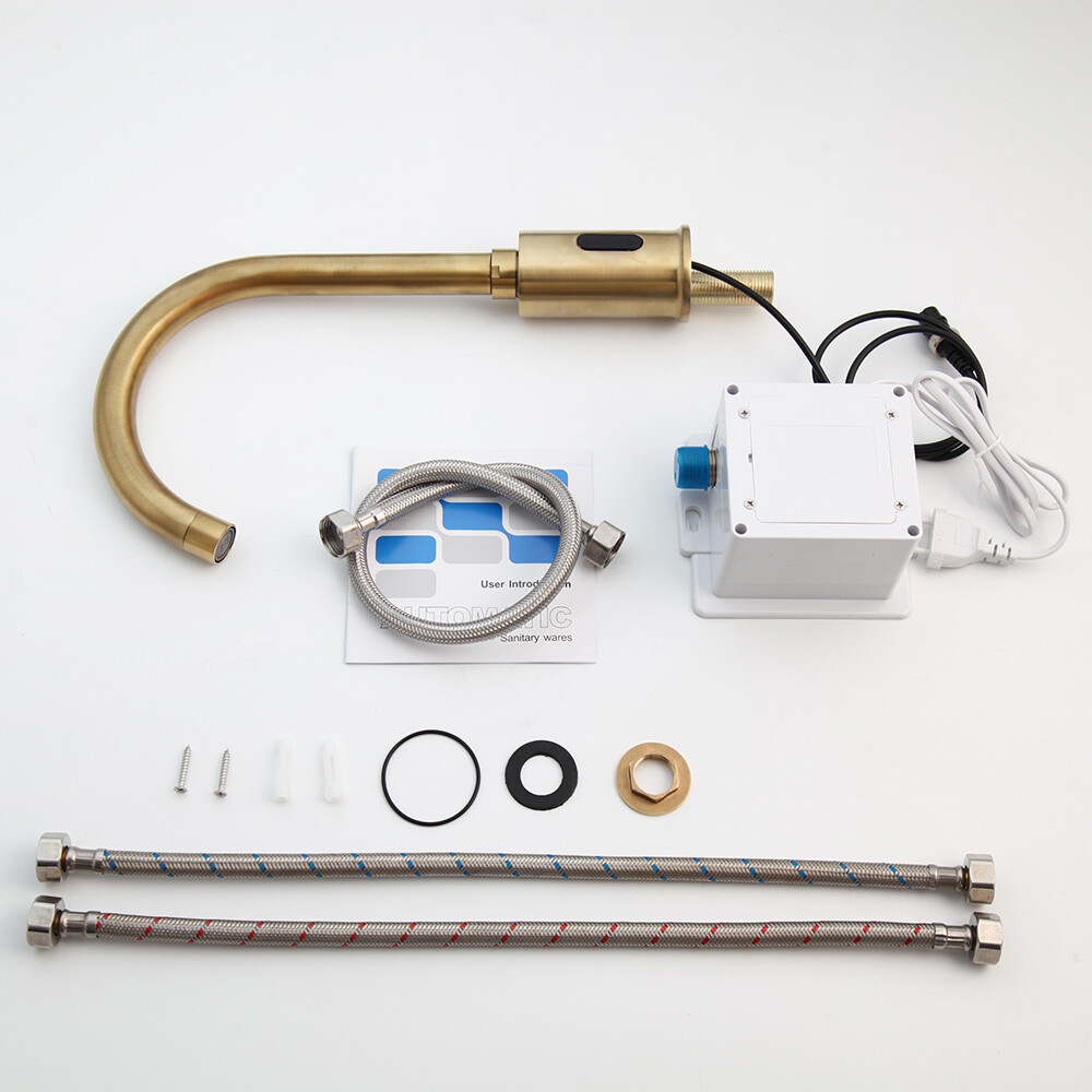 Touchless Bathroom Automatic Hands Free Mixer Sensor Faucet Basin