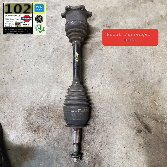 *AXLE CV SHAFT FRONT RIGHT* for NISSAN TITAN OEM 20042014 *FREE
