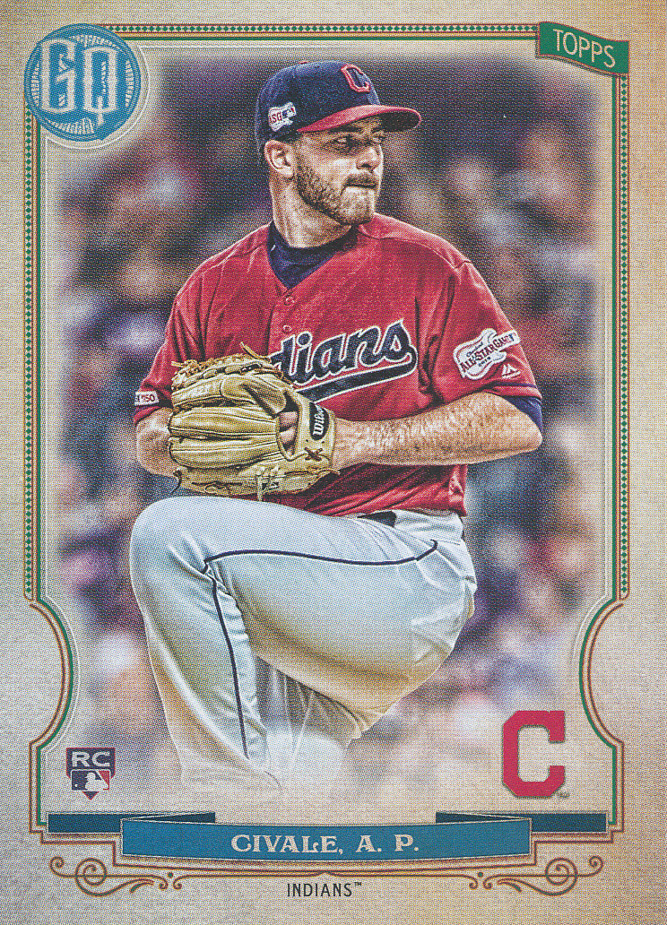 Aaron Civale 2020 Topps Gypsy Queen Rookie Card RC #232 Cleveland Indians