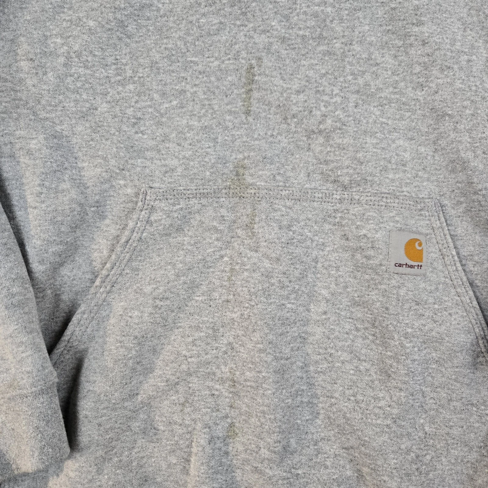 VETEMENTS Carhartt Sgabello da Bar Felpa con Cappuccio Uomo Grande Grigio Vestibilità Larga Pesante Comfort Abbigliamento da Lavoro
