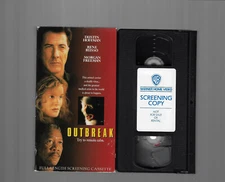 Outbreak VHS Promo Screener Dustin Hoffman Rene Russo VG