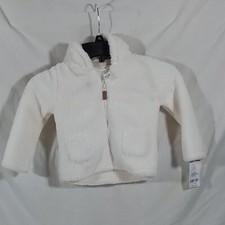 Baby Carter's Zip-Up Sherpa Cardigan - Cream - 24 Months - NWT - SEE NOTES
