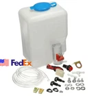 12V 1.8L Car Windshield Washer Reservoir Pump Bottle Set Hose Jet Kit
