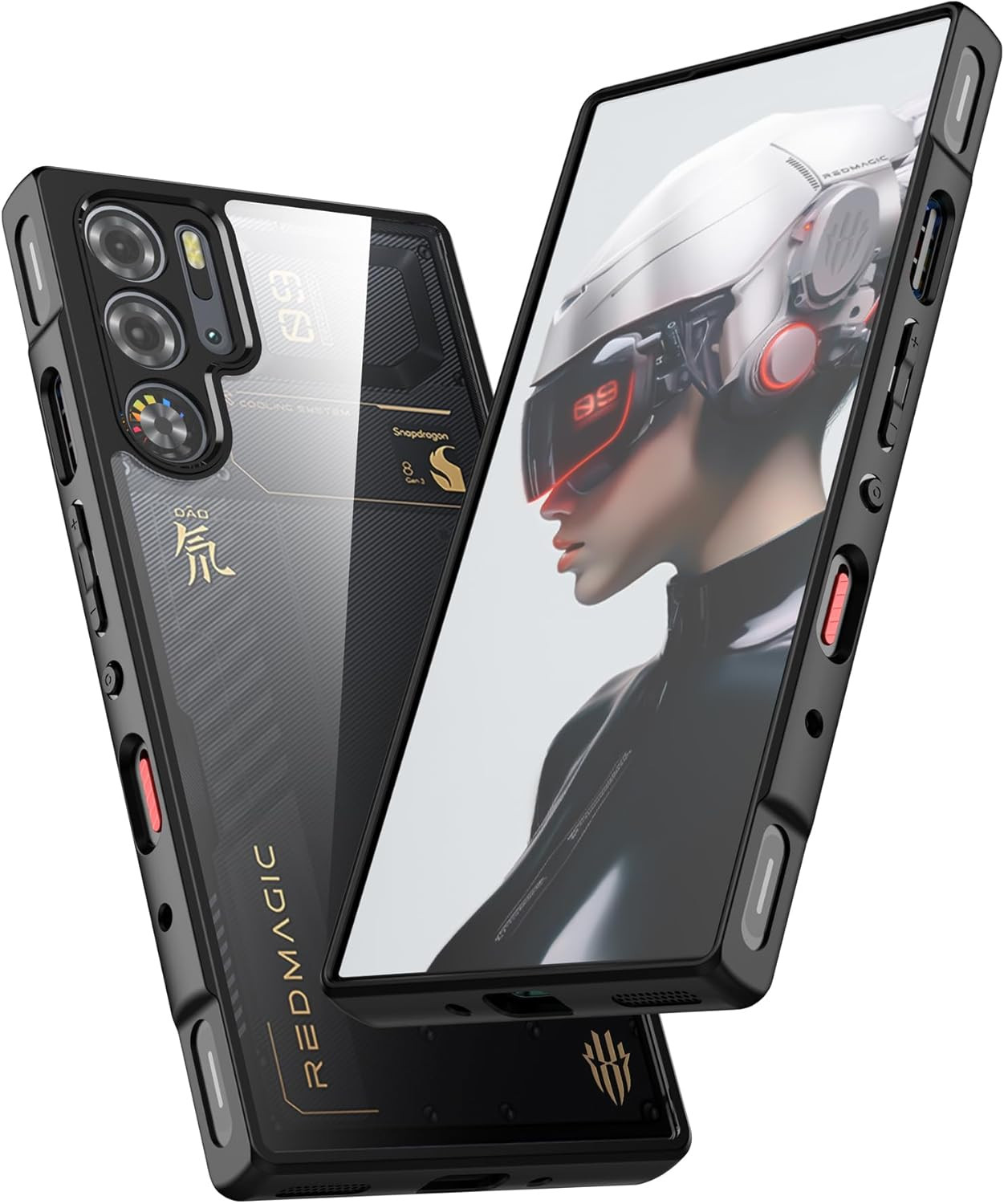 Foluu Case for ZTE Nubia Red Magic 9 Pro&comma; Military Drop Protection&comma; Shockproof