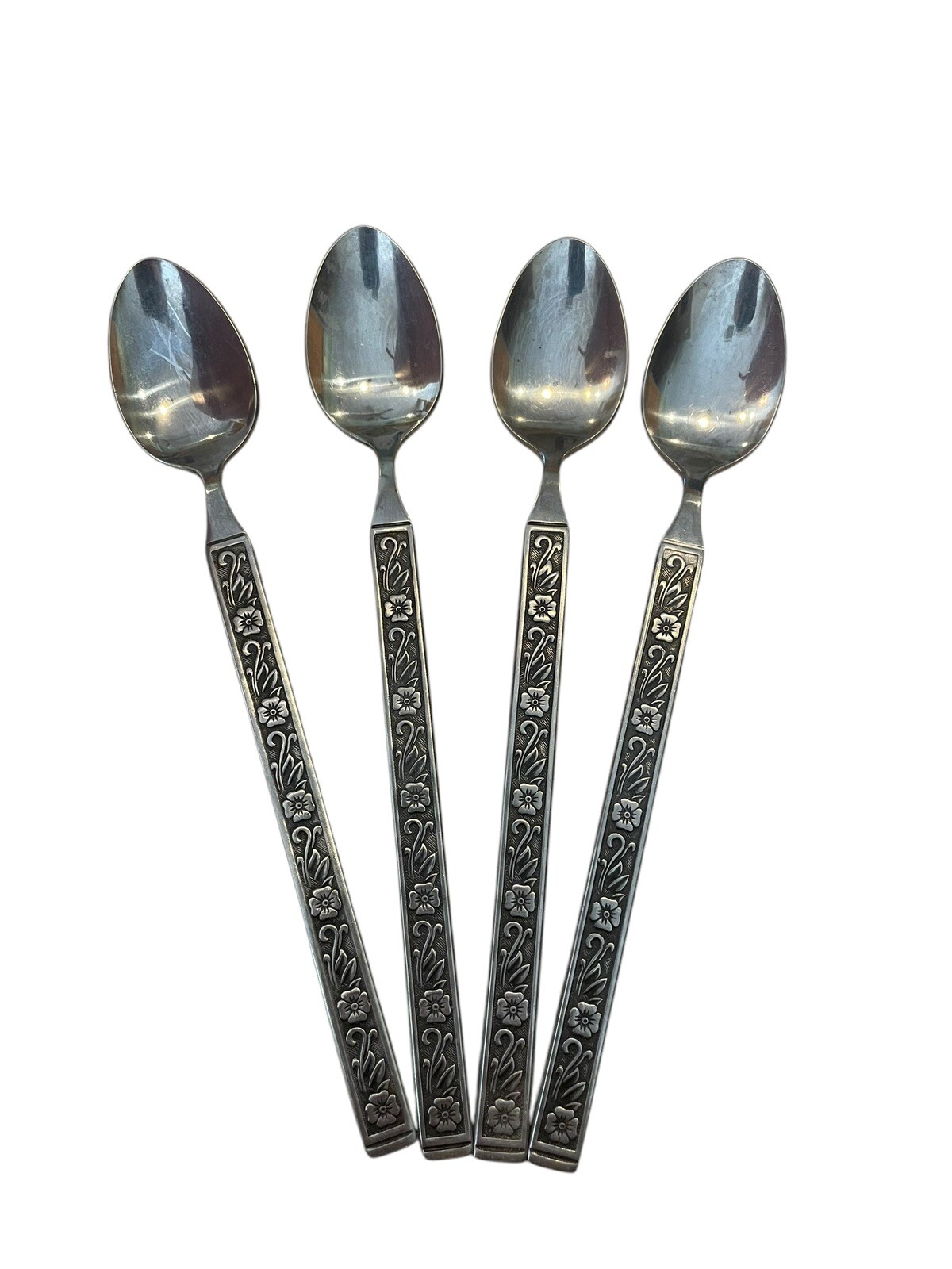 Gold Standard Night Blossom Stainless Steel Table Spoon Set Of 4