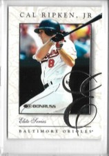 1997 Donruss Elite Elite Series  #/2500 Cal Ripken Jr  HOF Orioles