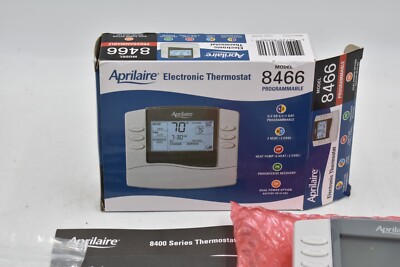 Aprilaire Electronic Programmable Thermostat Model 8466 | eBay