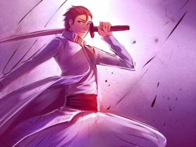 Anime gotei aizen sousuke wallpaper Stitched Gaming Mat Desk