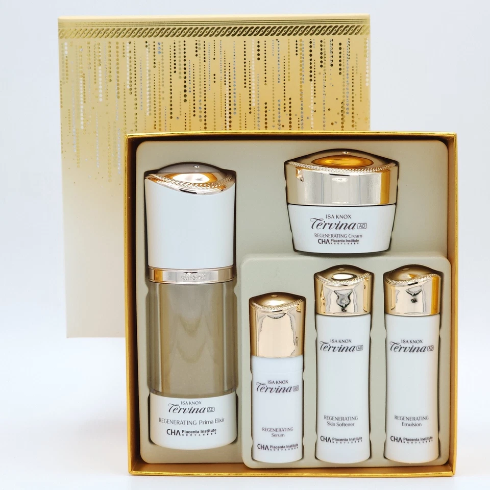 ISA KNOX Tervina AD Regenerador Prima Elixir Juego Especial 5 Artículos K-Beauty Foto 2 de 4