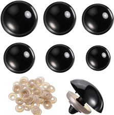 56 Pcs Large Safety Eyes Stuffed Animal Eyes Plastic 16-30 Mm Craft Crochet Eyes