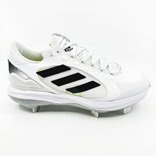 Adidas Purehustle 2 Elite White Black Womens Metal Softball Cleats