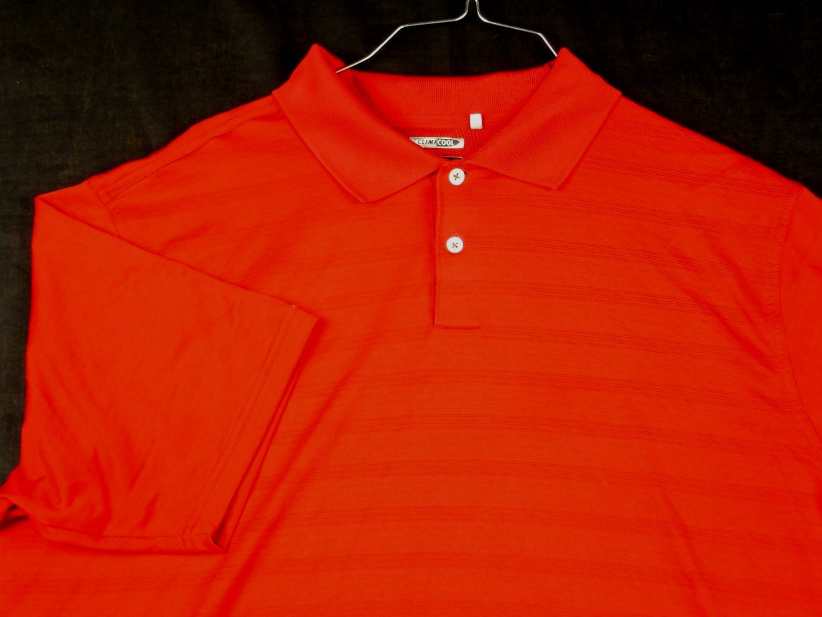 Adidas Climacool Men Red Golf Polo Shirt Size XL Gem
