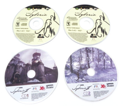 B. Sokal Syberia 1 And 2 Set Collection PC CD-ROM 2004 Discs Only