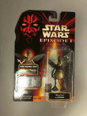 Star Wars Episode 1 Watto 1998 Hasbro Actionfigur Commtech Chip