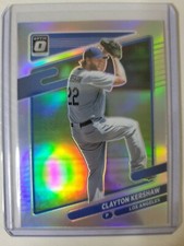 Clayton Kershaw 2021 Donruss Optic Silver Holo Prizm SP 🔥 Dodgers 🔥