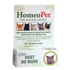 Homeopet Feline 14802 Feline Host No More, 15ml