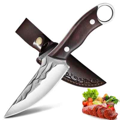 Premium 10'' Every Day Carry Knife Sharp Stainless Steel Chef's Knife with Sheath