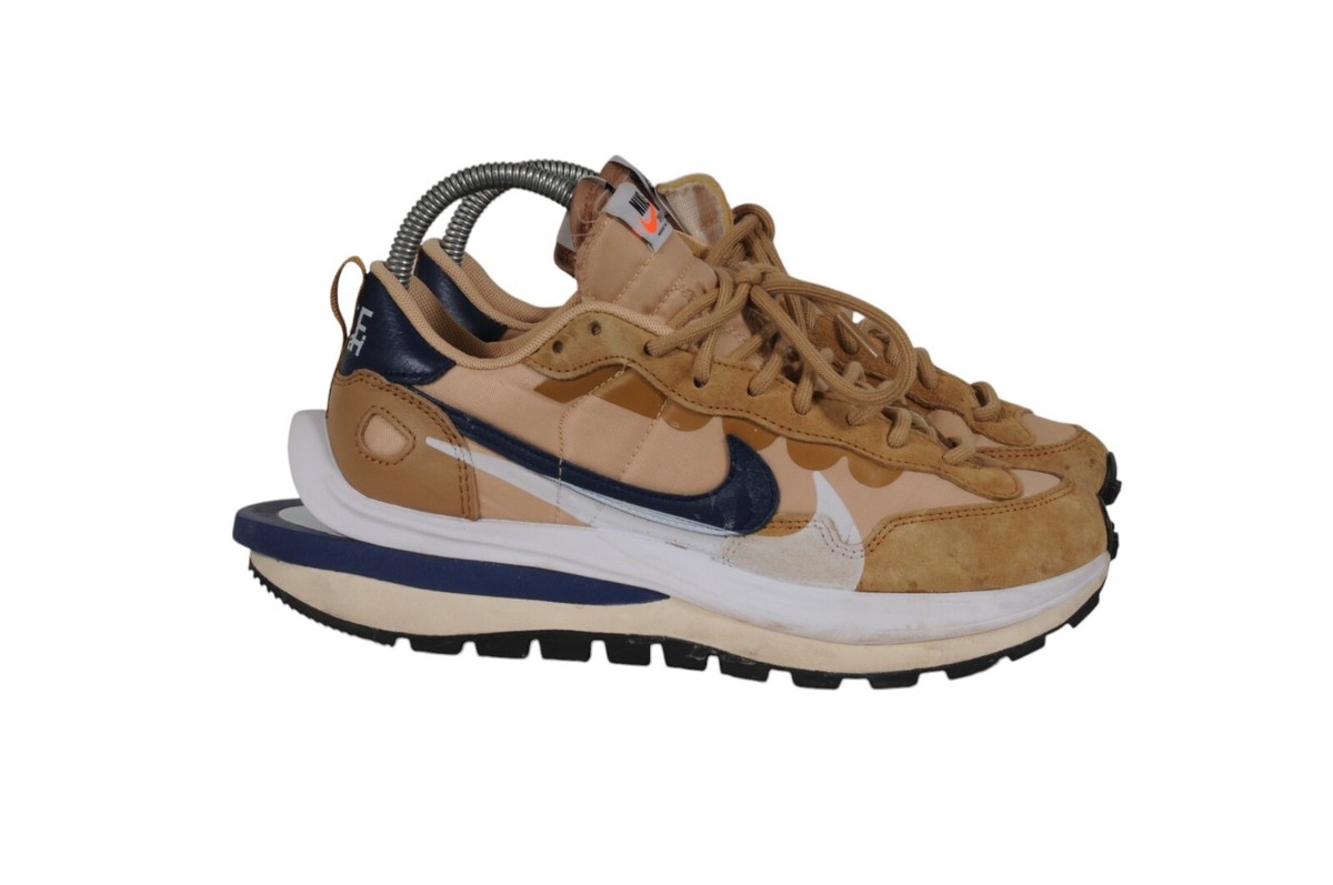 靴 Sacai Nike Vapor Waffle Sesame Blue Void Nike Vaporwaffle sacai Sesame Blue Void Men's - DD1875-200 - US