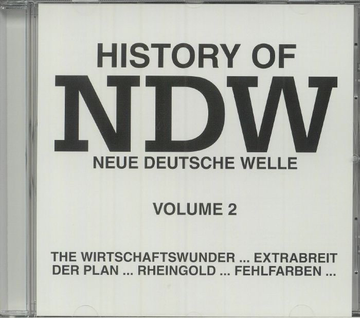 VARIOUS - History Of NDW: Neue Deutsche Welle Volume 2 - CD (unmixed CD)