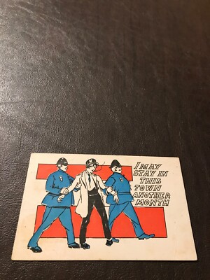 HUMOR - UNPOSTED POSTCARD - I MAY STAY IN THIS TO WIN ANOTHER MONTH.....SLOT 138