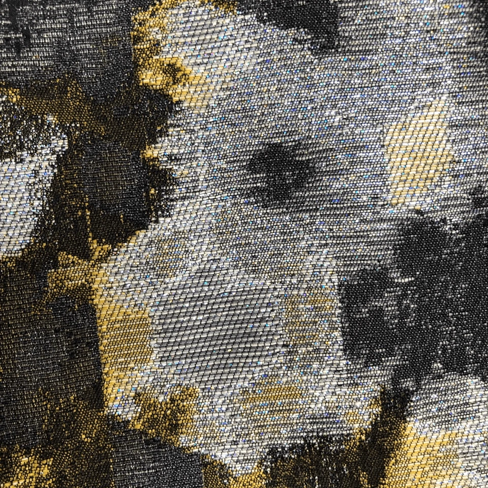 Anthropologie Hutch Black, Silver and Gold Skirt Sz 6 Cocktail, Party, Holiday - Image 4 of 4