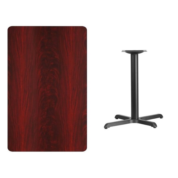 OPENBOX Flash Furniture 30 X 48 Rectangular Mahogany Laminate Table Top