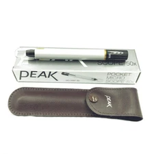 Peak 2001 Pocket Microscope,50X Magnification,1.70mm Field of View,12.4 x 123mm