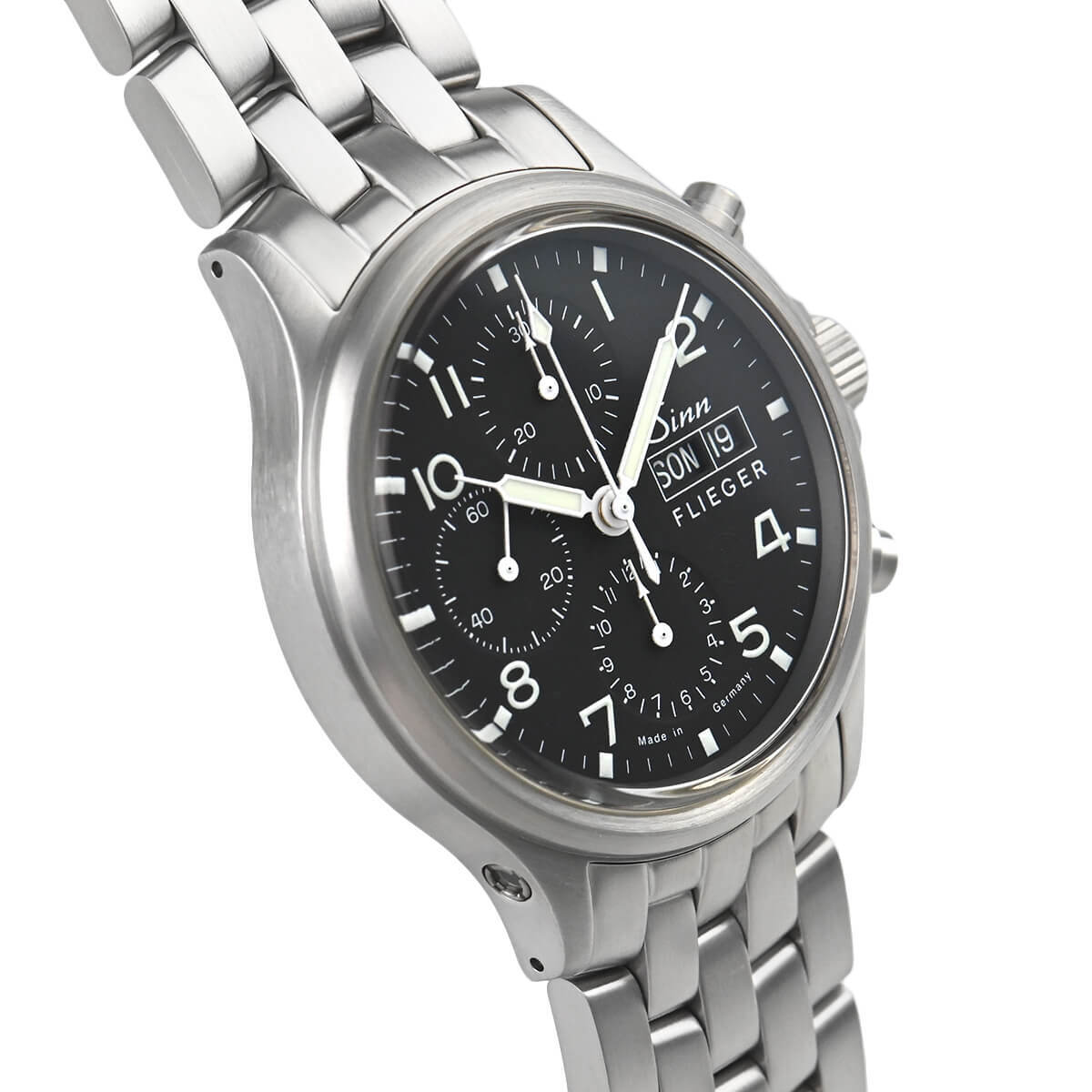 SINN 358.SA.FLIEGER Instrument Chronograph Men's Automatic Black