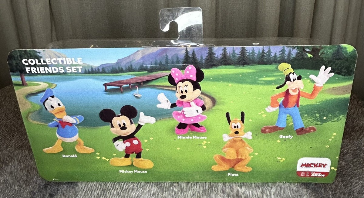 Disney Jr. Mickey Collectible Friends Set- 5 Pc. Figure Set. NEW