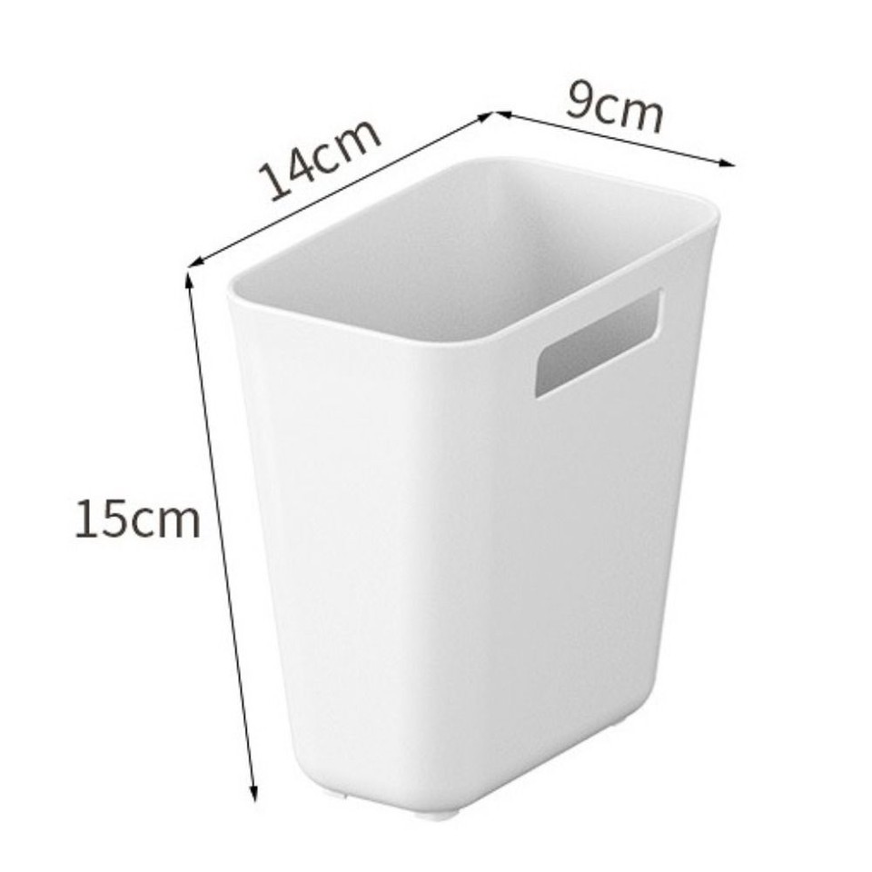 Non Perforated Hanging Storage Basket Uncovered Plastic Organizer Home