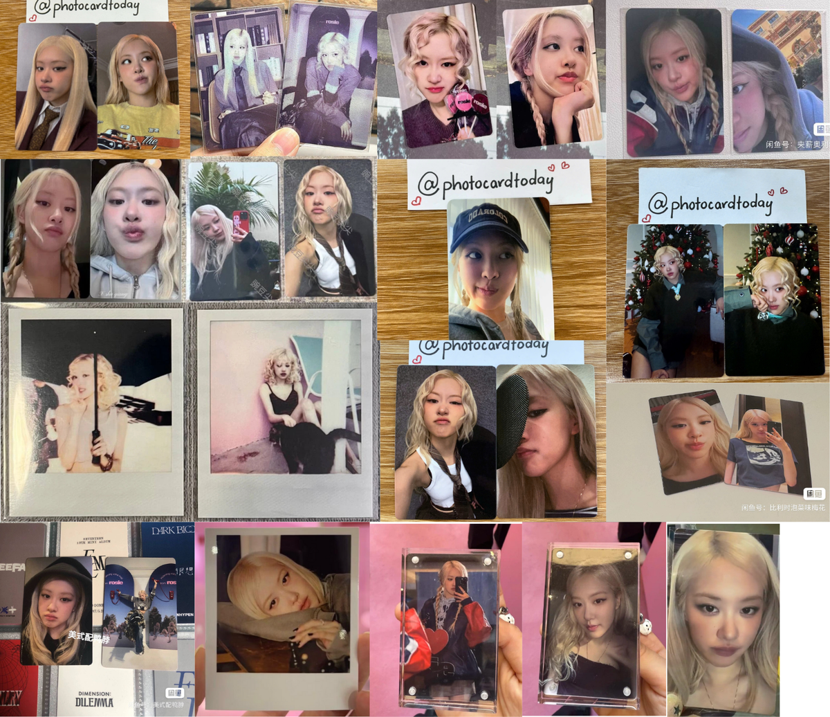 ROSIE BLACKPINK POP-UP STORE BEIJING CHINA POB OFFICIAL PHOTOCARD