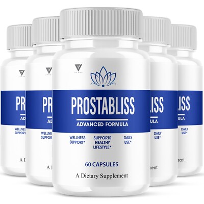 (5 Pack) Prostabliss Advanced Formula, Prosta Blis Health Support (300 Capsules)