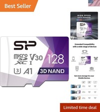 Silicon Power 128GB High Speed Micro SD Card - Ideal for Action Cameras Drones