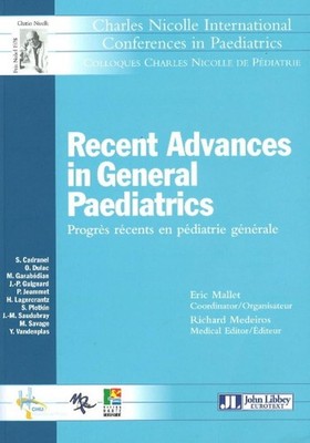 Recent Advances in General Paediatrics by Eric Mallet Paperback Book