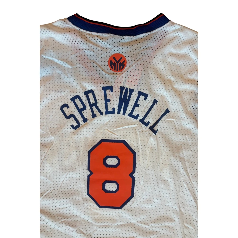 Новый с Ярлыками Nike 2001 Latrell Sprewell Knicks Джерси 3XL Нью-Йорк #8 винтажный NBA - Изображение 2 из 4