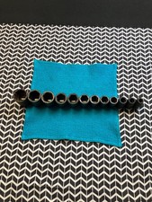 Snap On 1/2 Drive SAE 6point Shallow Impact Socket Set 12 piece 1-1/8, 3/8