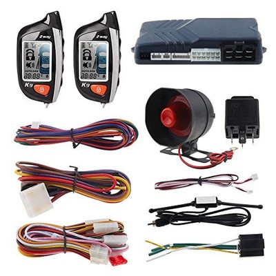  EC200-K9 2 Way Car Alarm System with LCD Pager Display Remote Engine Start 