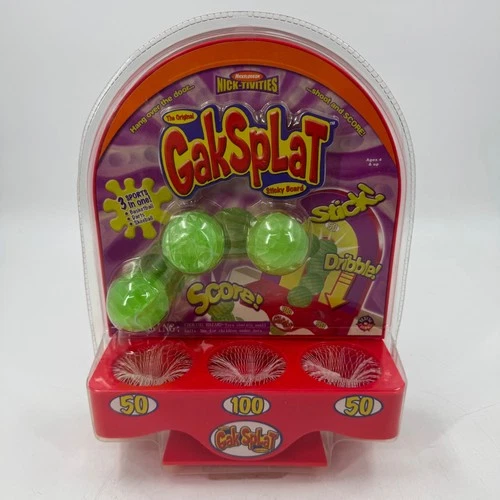 Nickelodeon Gak Splat Nick-Tivities Sticky Board Game NIB Vintage 90s Toy