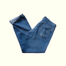 LEVI'S 501 VTG 90s RETRO BUTTON FLY 100 COTTON CLASSIC BLUE JEANS 1999 SZ 34x31
