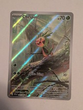 Chespin 087/086 Illustration Rare Full Art Holo Chaos Rising Pokemon TCG NM/M