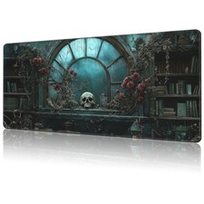 Gothic Art Gaming Mouse Pad,Large Non-Slip Thick Stitched Edge Mouse Mat for ...
