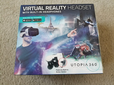 Brand New - UTOPIA 360*  -  Virtual Reality Headset with Built-in Headphones 