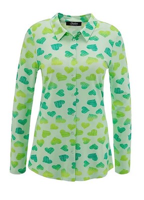 Aniston Love Herzmuster Bluse - Größe 10 - LB 3329