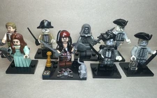 Custom Lego Pirates of the Caribbean: Dead Men Tell No Tales Minifigures 8 Pack