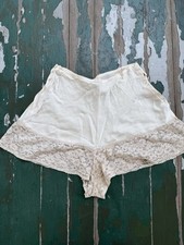 Vintage 1940s-50s Lady Lenora silk rayon Tap Shorts, Lingerie Knickers