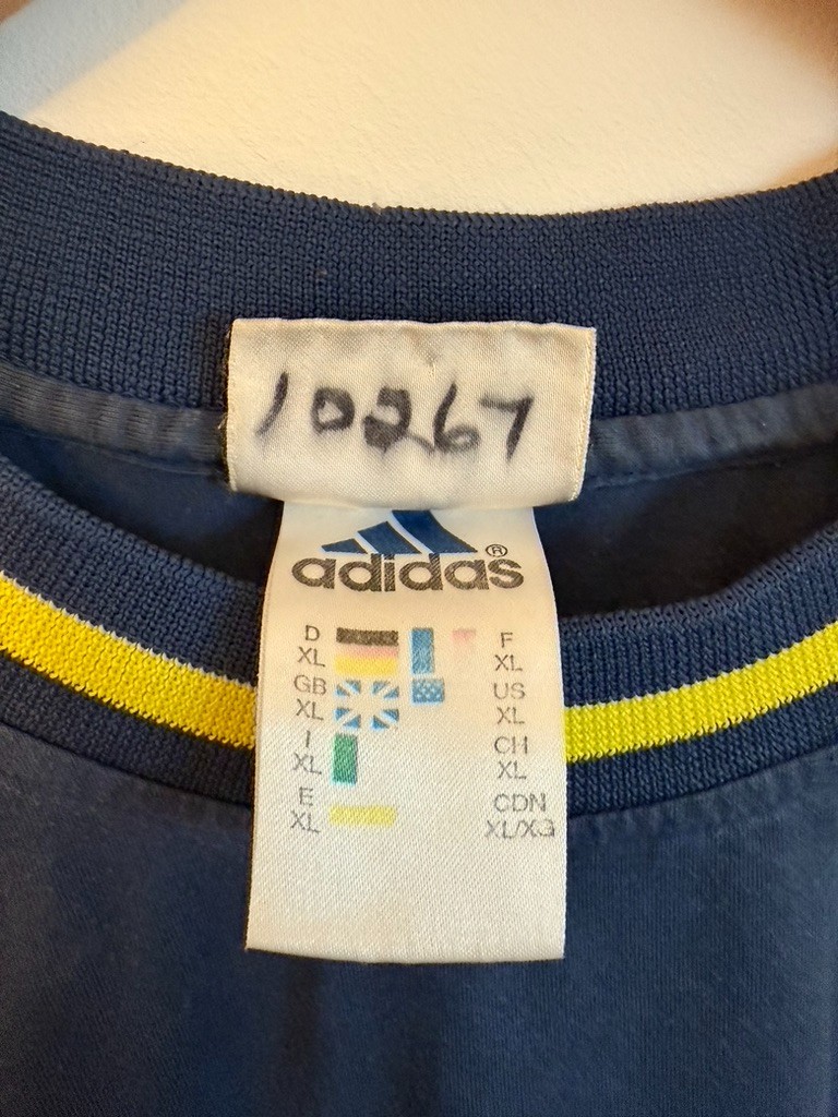 Adidas Basketball T Shirt Vintage Embroidered Large image 3