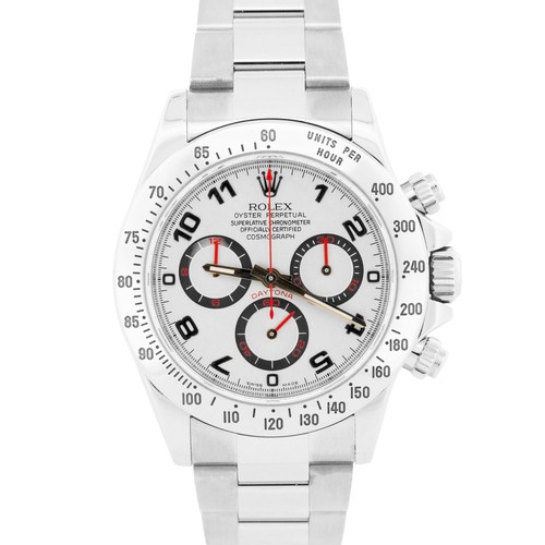 Rolex Daytona Cosmograph SILVER RACING Steel RANDOM SERIAL 40mm 116520 Watch