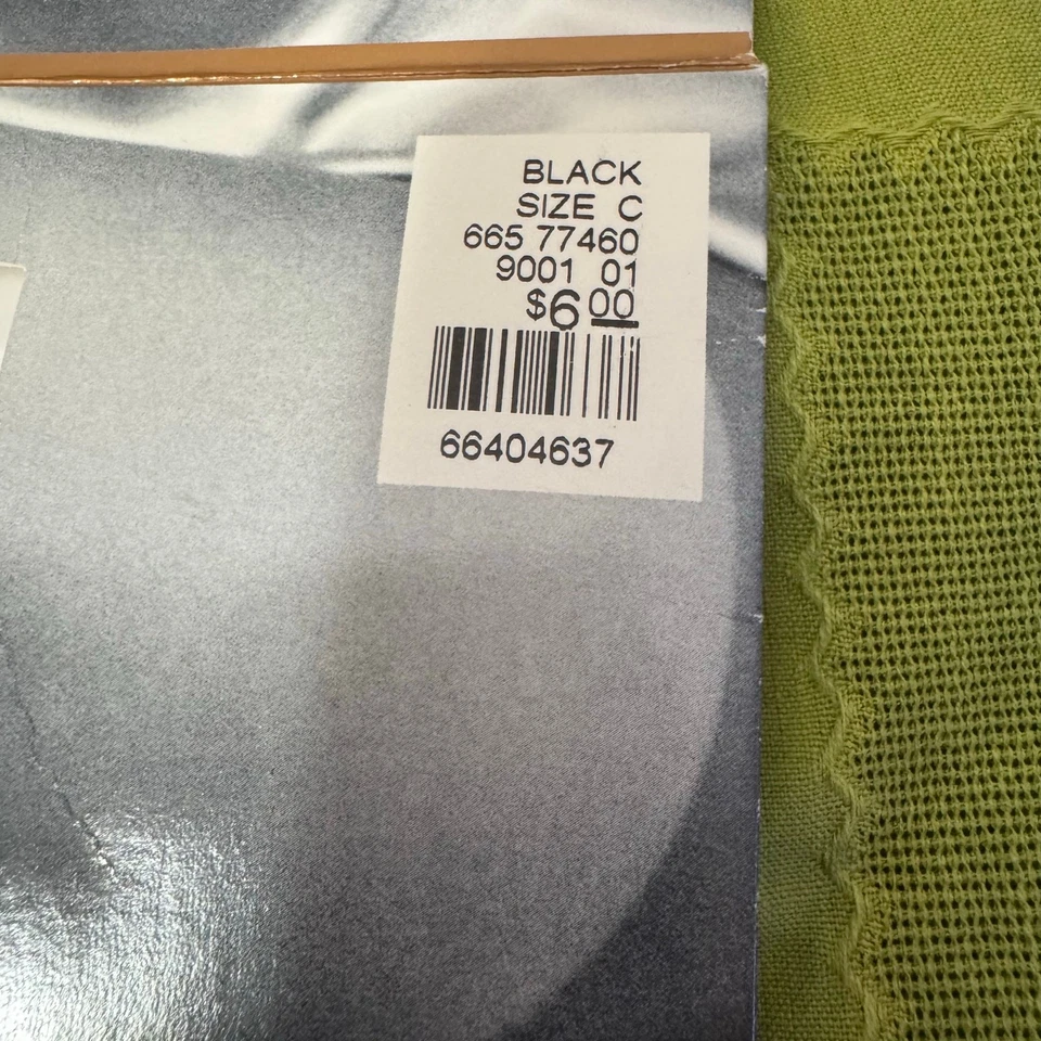 Lane Bryant Daysheer Control Top Pantyhose Black Size C Reinforced Toe NWT NOS - Image 3 of 4