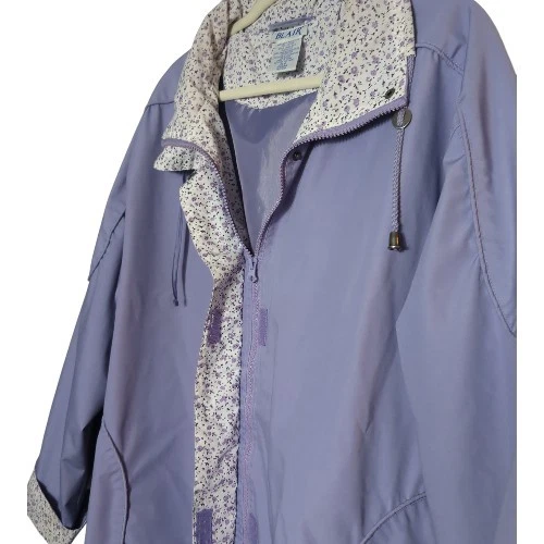 Ветровка фиолетовая Blair XL с капюшоном для безбилетников - Изображение 3 из 4